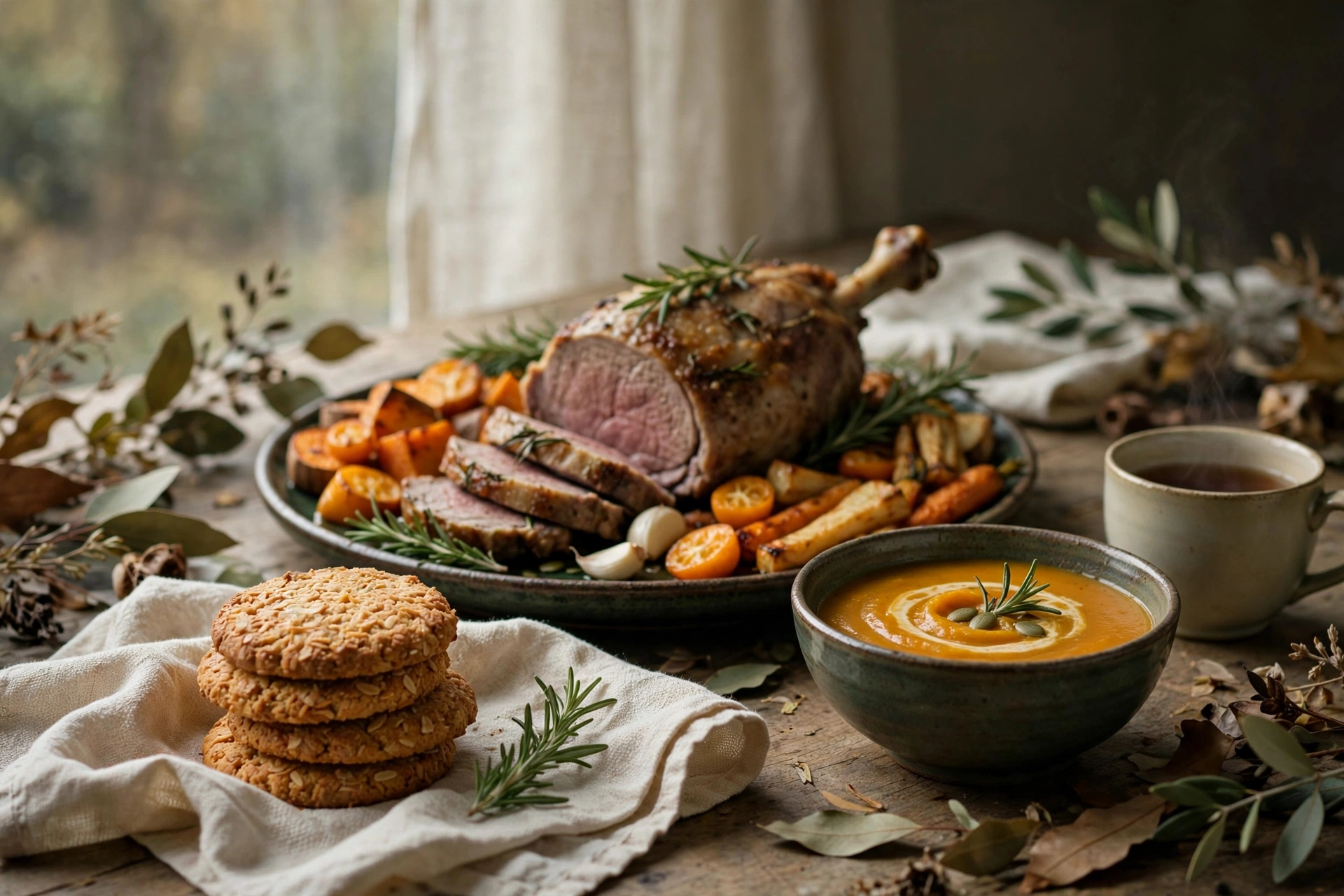 Tree-Nut-Free ANZAC Day feast spread