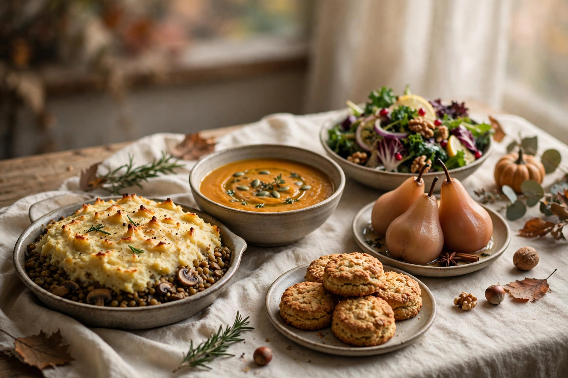 Vegan ANZAC Day feast spread