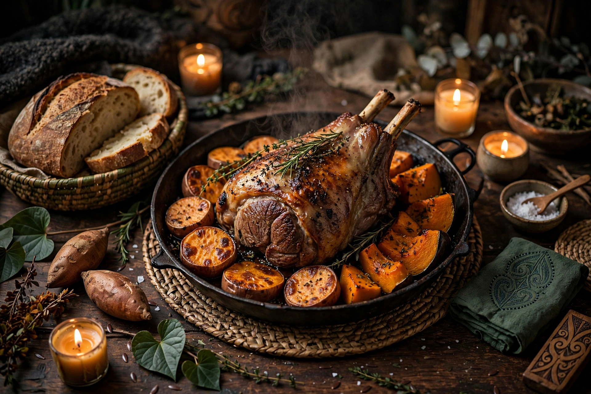 Shellfish-Free Matariki feast spread
