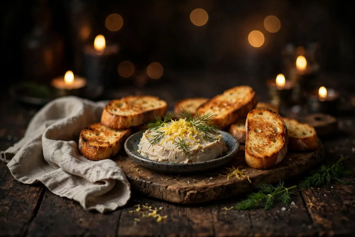 Smoked Fish Pâté with Rewena Toasts