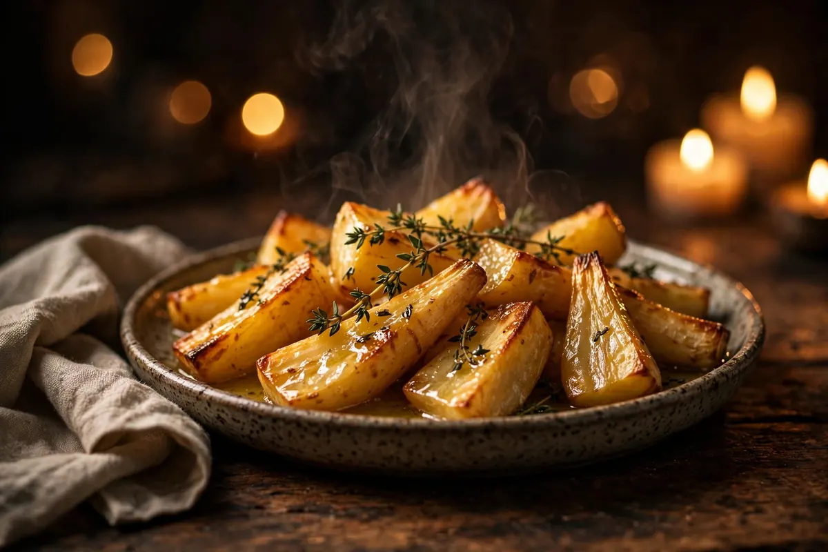 Butter-Glazed Parsnips