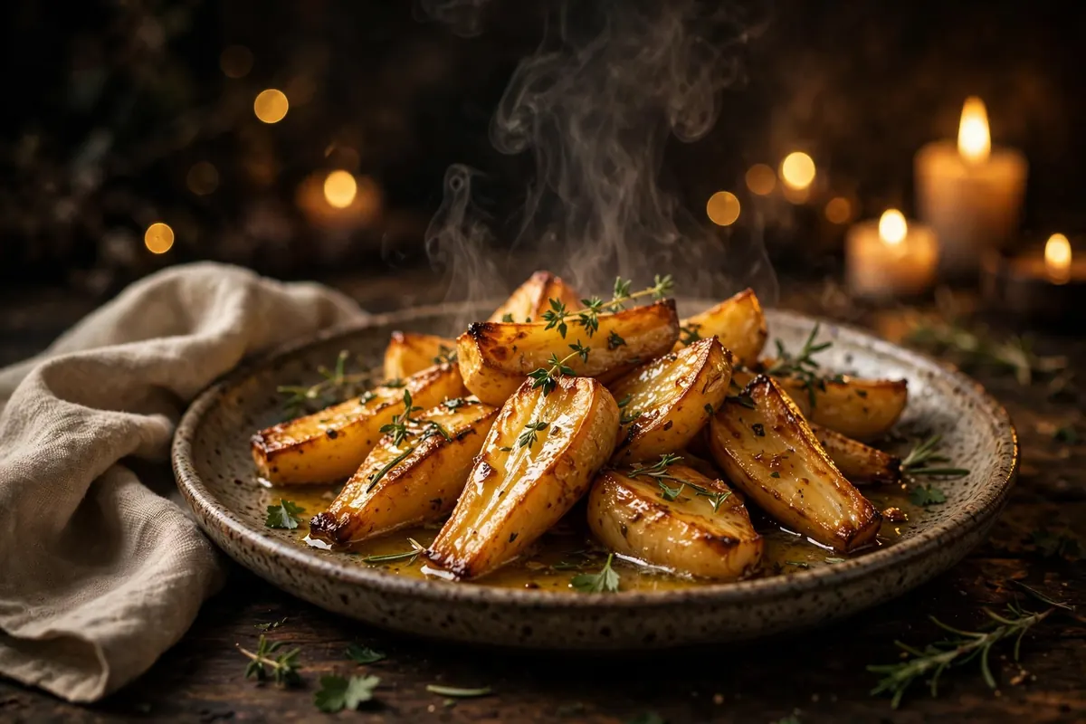 Butter-Glazed Parsnips