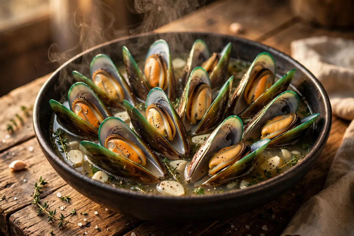 Mussels in White Wine & Herbs