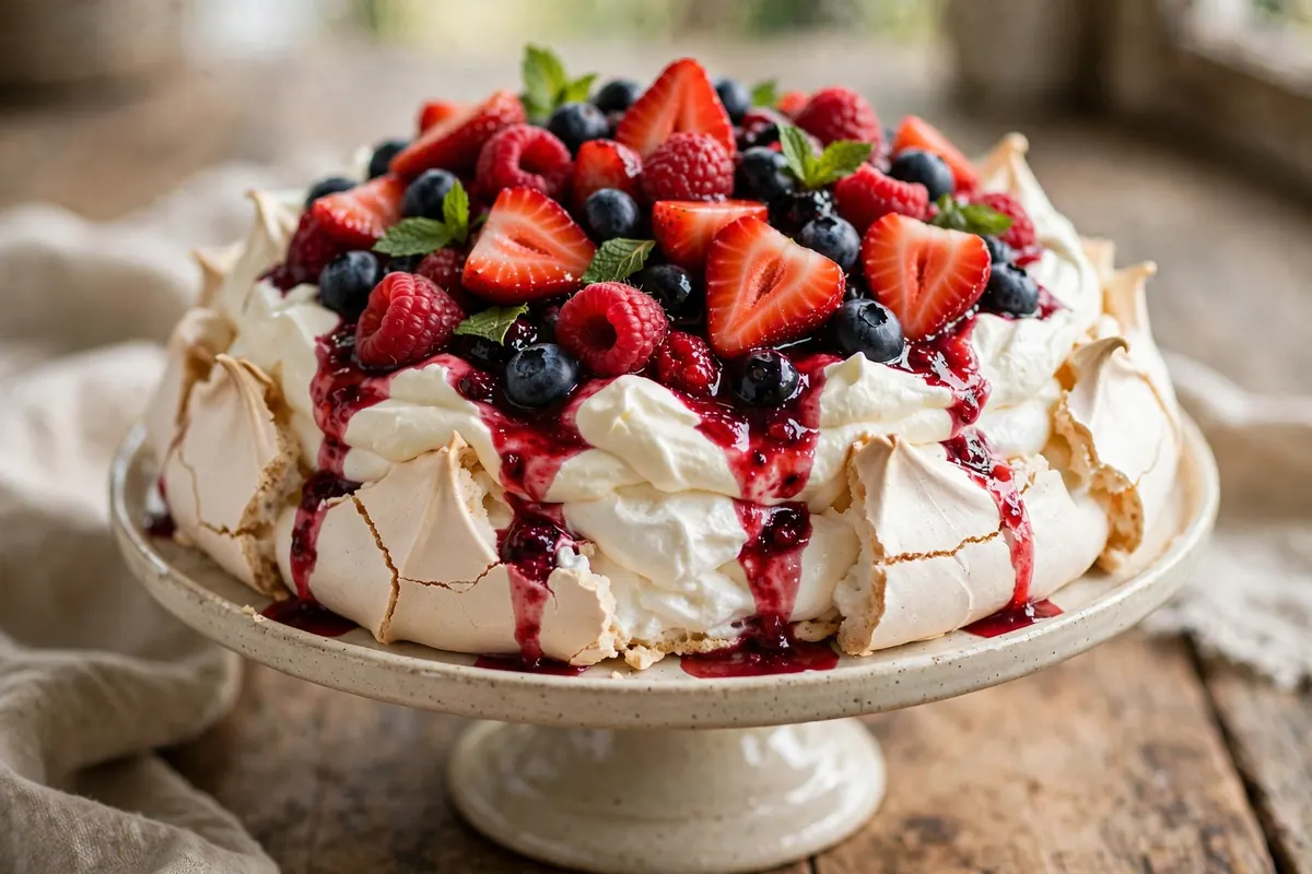 Berry Pavlova
