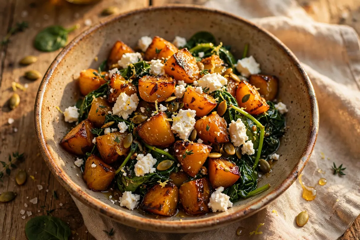 Roast Kumara & Feta Salad