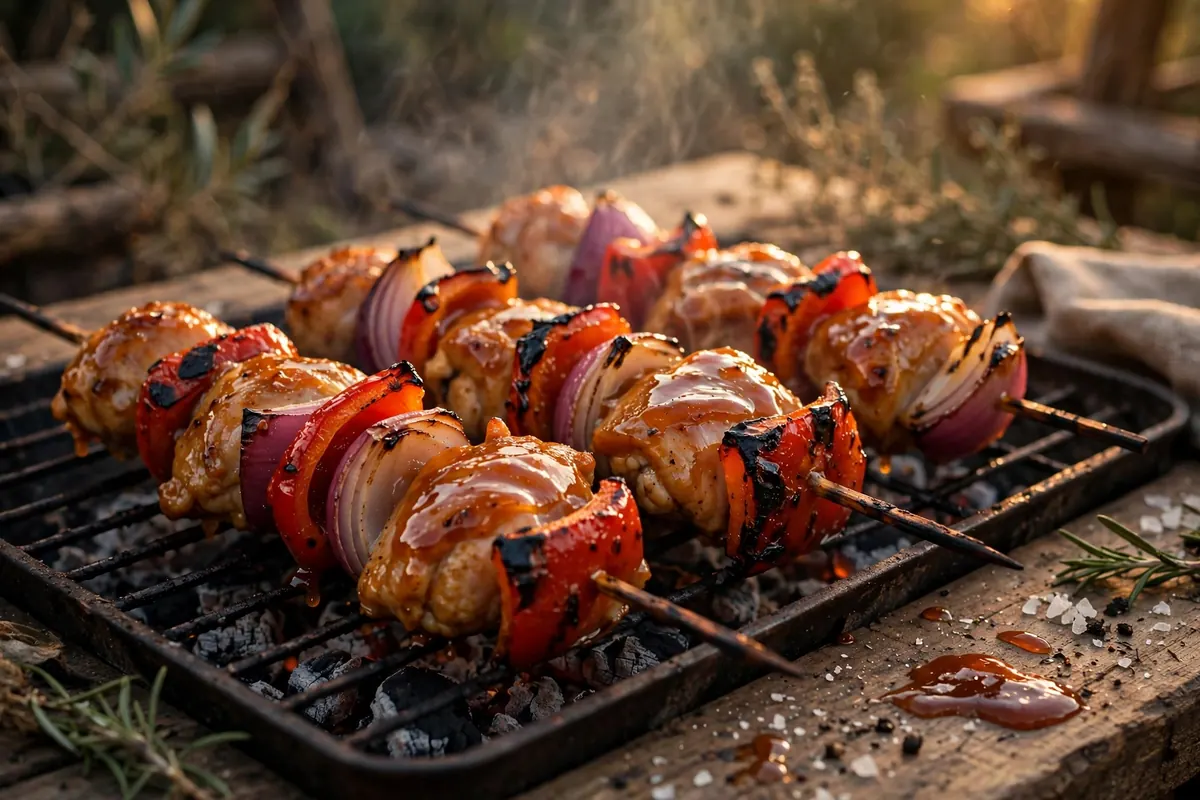 Chicken & Vegetable Skewers