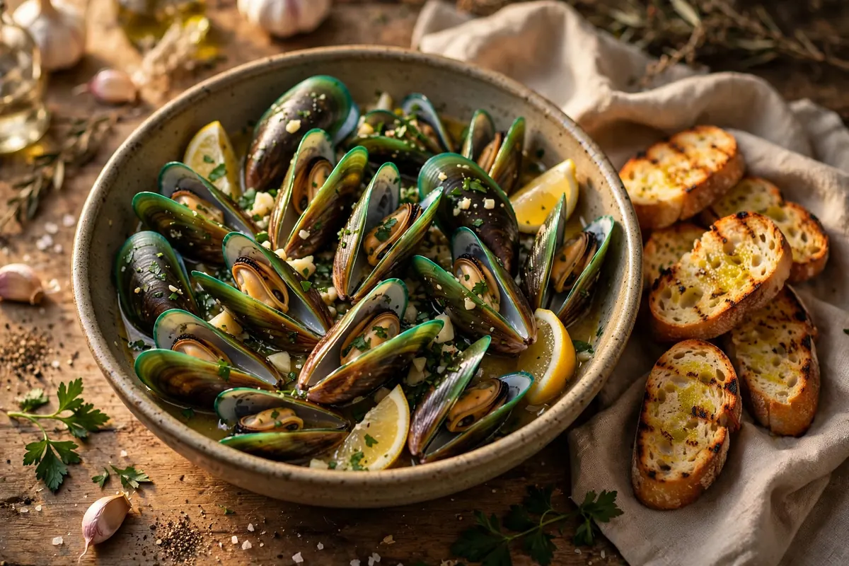 Green-Lipped Mussels, Kiwi Style