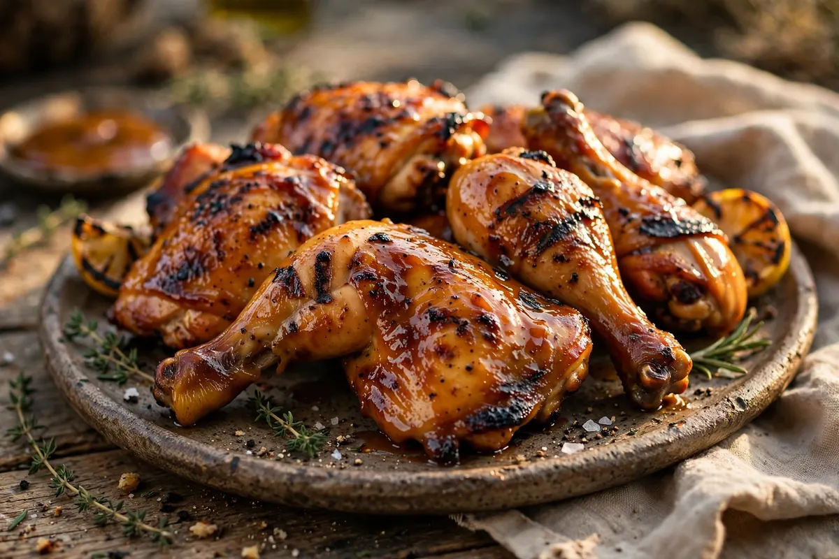 Maple-Glazed BBQ Chicken