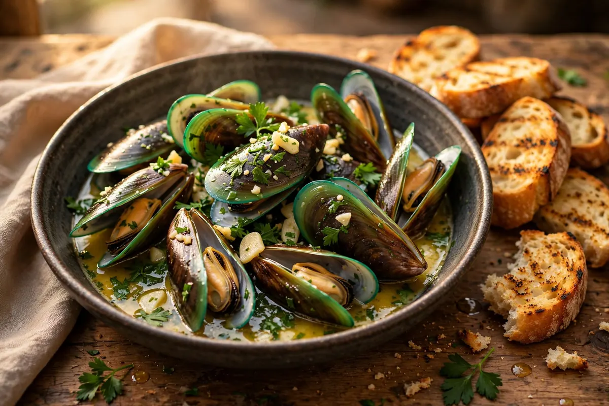 Garlic Butter Mussels