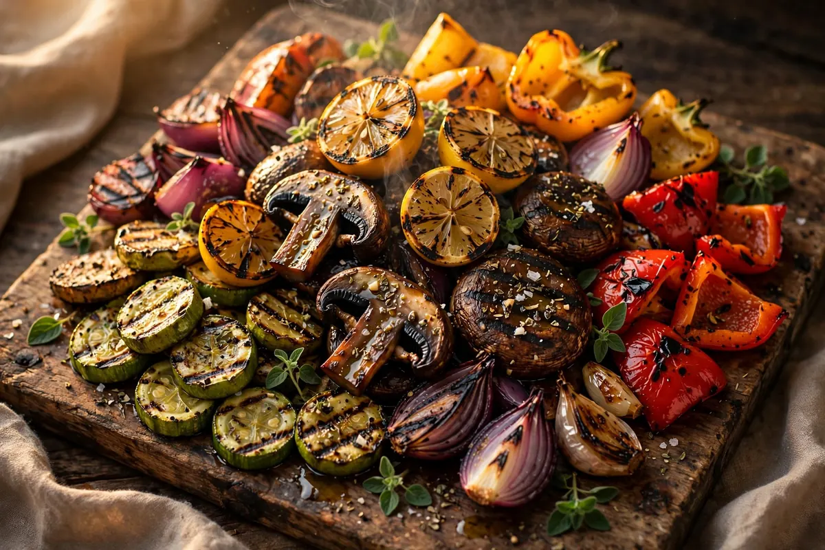 Smoky BBQ Vegetable Platter