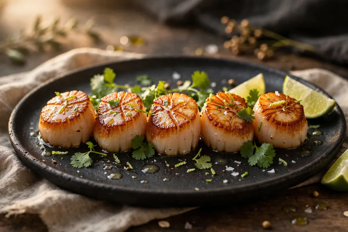 Seared Scallops with Lime