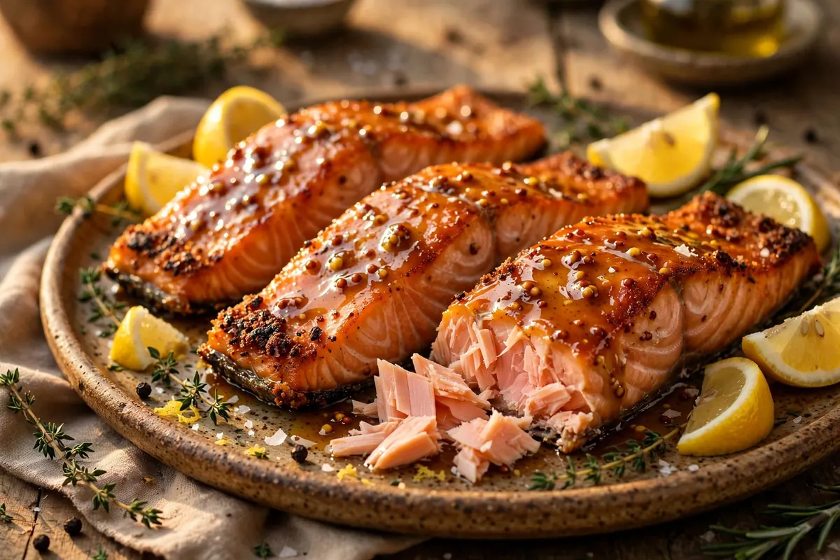 BBQ Glazed Salmon