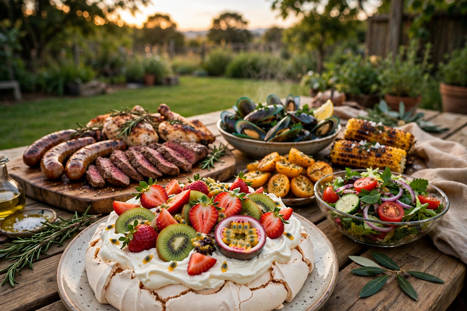 Peanut-Free Waitangi Day feast spread